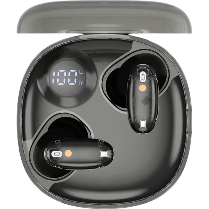Écouteurs intra-auriculaires Bluetooth Mars Gaming Mhib2, boîtier BT5.1 TWS, batterie 24h, noir
