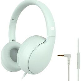 Fone de ouvido infantil Conceptronic Parris04GT, entrada para 1 conector de 3,5 mm, dobrável, verde claro