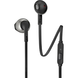 Cuffie auricolari JBL Tune 205/ con microfono/ jack da 3,5 mm/ nere