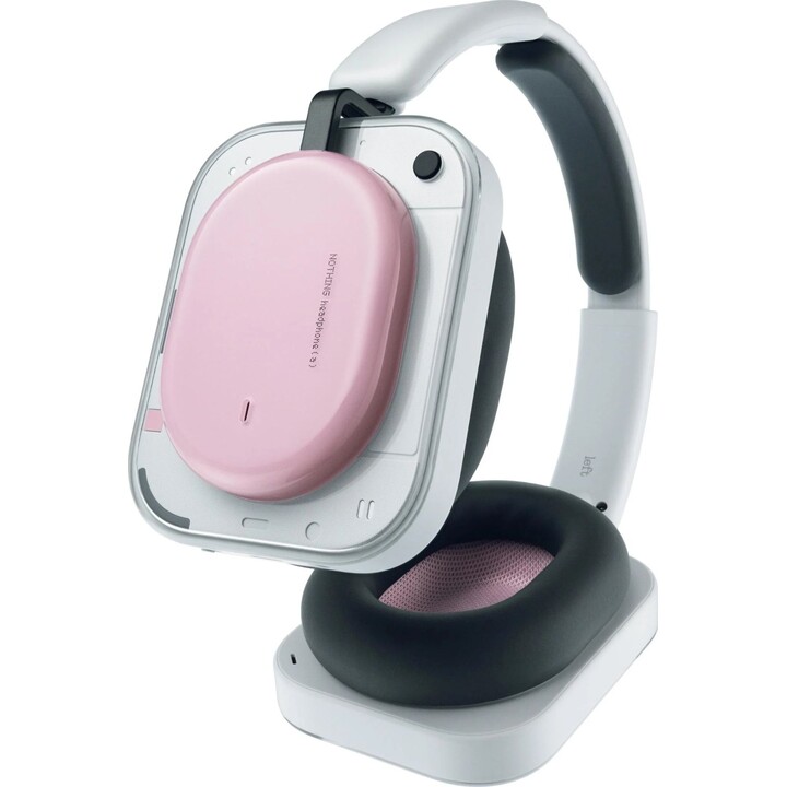 Nothing Headphone (a) Auscultadores sem fios circum-aurais cor-de-rosa