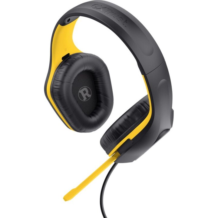 Trust 25783 auricular y casco Auriculares Alámbrico Diadema Juego Negro, Amarillo