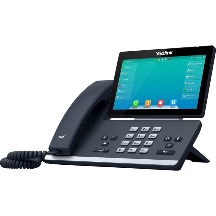 Yealink SIP-T57W - VoIP-Telefon mit Bluetooth-Schnittstelle mit Rufnummernanzeige