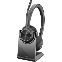 Auricolare USB-A certificato Microsoft Teams Poly Voyager 4320 + dongle BT700