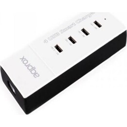 APPROX appUSB4PW cargador interior 4 USB blanco