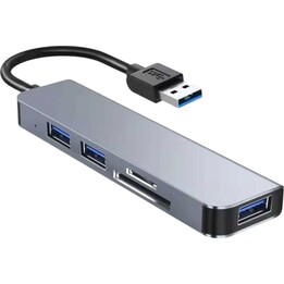 USB-Hub BYL-2103U 5 en 1 USB/USB 3.0+2.0+SD-Karte+microSD-Karte