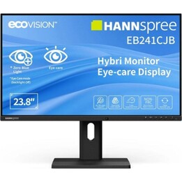 Hannspree Hybri EB241CJB 23,8" FullHD 75Hz TN Altezza Monitor USB-C Altoparlanti VESA