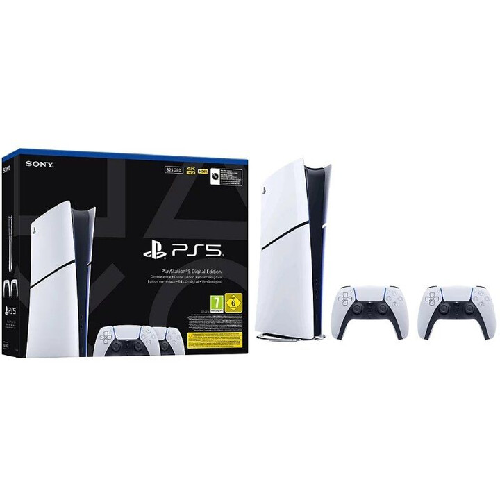 Sony Playstation 5 Console - PS5 Slim Digital 825GB / Includes 2 DualSense Controllers / Chassis E