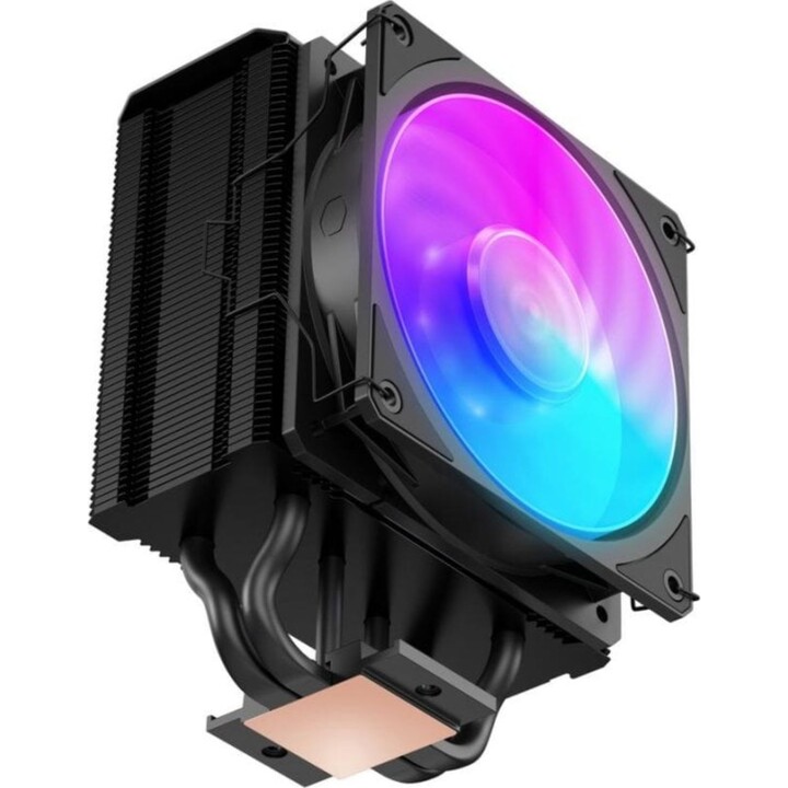 Cooler Master Hyper 212 3DHP ARGB Ventola di raffreddamento ad aria per CPU per socket Intel e AMD, 120 mm, nero