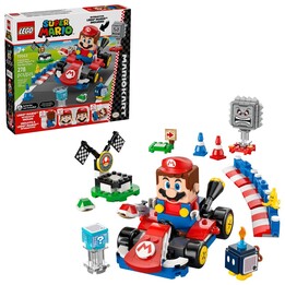 LEGO SUPER MARIO 72043 Mario Kart - LEGO Mario interactivo y Kart estándar