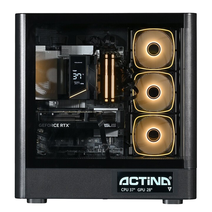 Actina 5901443441939 PC Intel Core Ultra 5 250K Plus 32 Go DDR5-SDRAM 1 To SSD NVIDIA GeForce RTX 5070 Midi Tower Noir