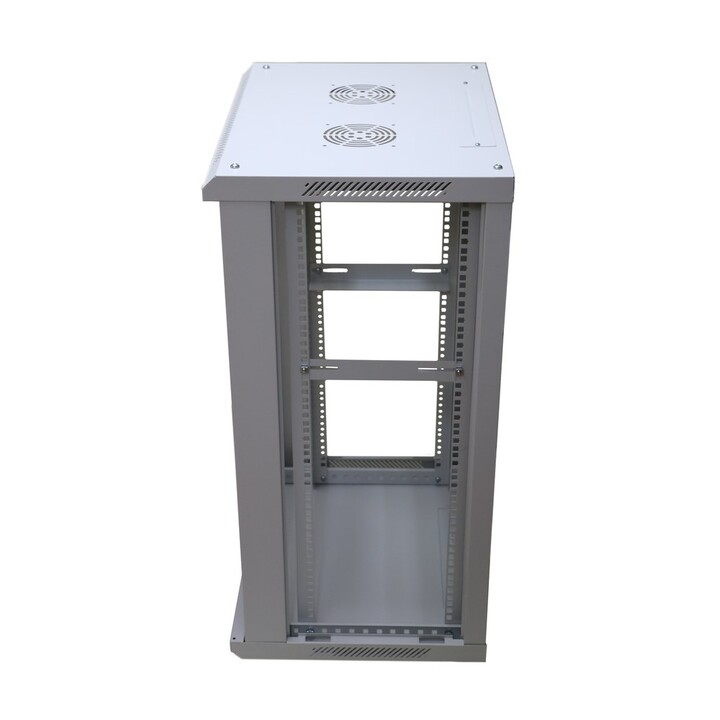 Extralink Armario rackmount 15U 600x600 Gris montaje en la pared