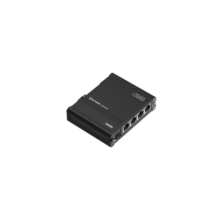 Switch Teltonika TSW304 Gigabit Ethernet (10/100/1000) com Power over Ethernet (PoE), Preto