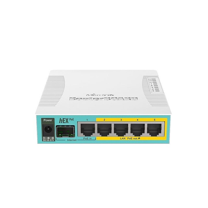 Mikrotik hEX PoE Router Weiß