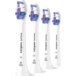 Philips Sensitive HX6054/87 Weiß 4er-Pack Extra Soft Bürstenkopf Kompatibel mit Sonicare