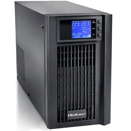Qoltec Zasilacz awaryjny UPS onda sinusoidale pura | 3kVA| 2400W| AVR | LCD | Czysty Sinus