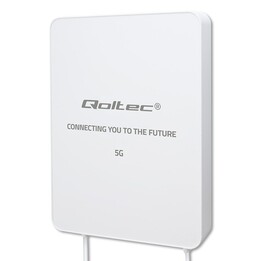 Antenne Qoltec 5G LTE | 16dBi | directionnelle | extérieure | SMA | 3300-3800MHz | étanche | 3m
