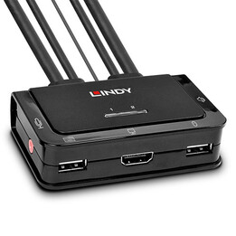 Commutateur KVM Lindy 42340 Noir