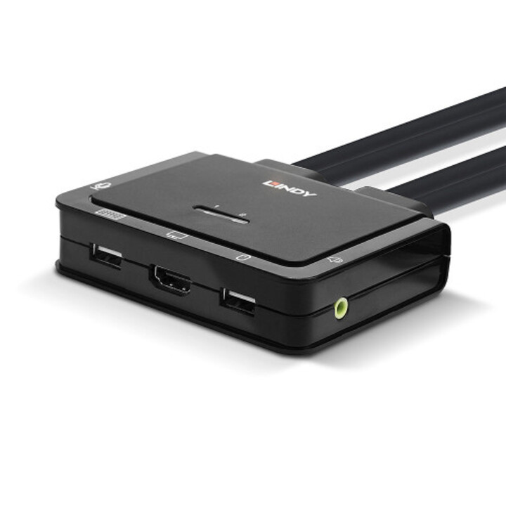 Lindy 42340 KVM-Switch Schwarz