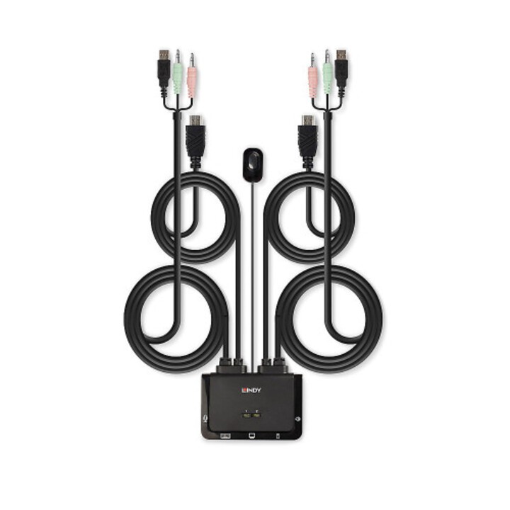 Lindy 42340 KVM-Switch Schwarz
