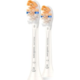 Philips Sonicare A3 Premium All-in-One, Original Replacement Toothbrush Heads, White, 2 Pack