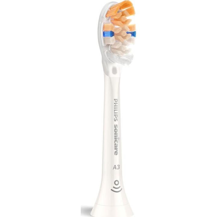Philips Sonicare A3 Premium All-in-One, têtes de brosse à dents de rechange originales, blanches, 2 paquets