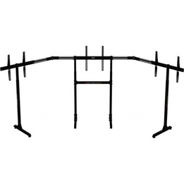 Suporte para monitor triplo de corrida de nível superior
