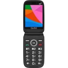 Qubo X-D340 4G Mobile Phone for Seniors Black