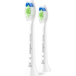 Philips Sonicare W2 Optimal White, Original-Ersatzzahnbürstenköpfe, weiß, 2er-Pack