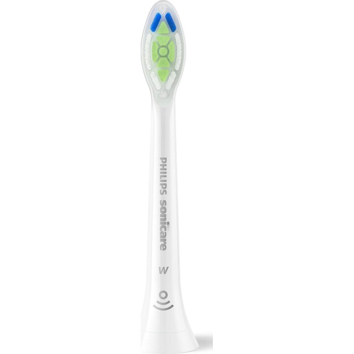Philips Sonicare W2 Optimal White, cabezales de cepillo dental de repuesto originales, blanco, paquete de 2