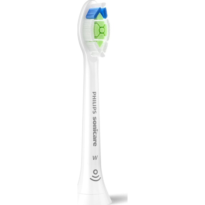 Philips Sonicare W2 Optimal White, cabezales de cepillo dental de repuesto originales, blanco, paquete de 2