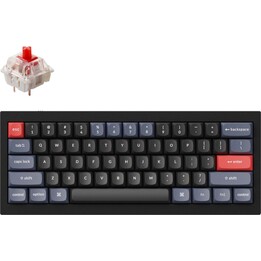 Keychron Q4 QMK ISO-ES Interruptor Max-Swappable Rojo