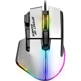 Spirit of Gamer Pro M5 Gaming 12800 Dpi RGB Weiß