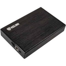 Kolink 3,5 polegadas USB 3.0 Preto - Estojo