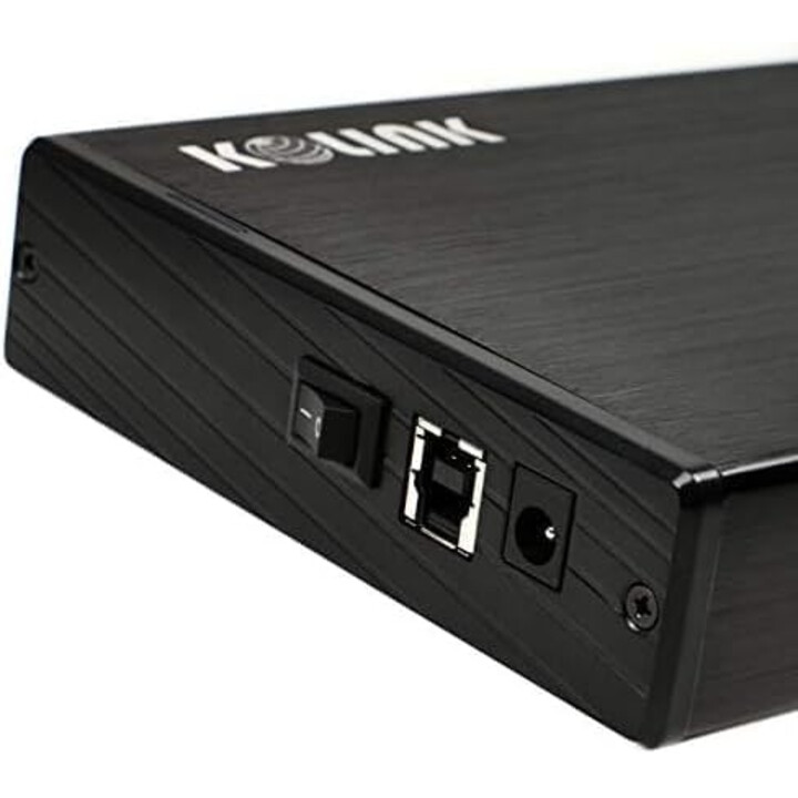 Kolink 3,5 polegadas USB 3.0 Preto - Estojo
