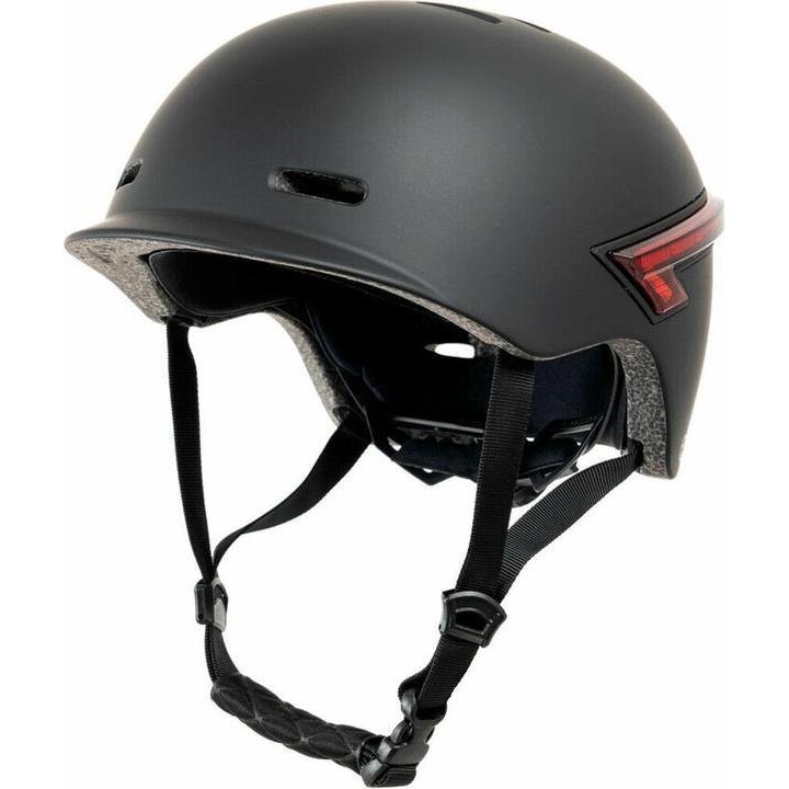 Youin MA1015, Safety Helmet with Rear LED Light and Bluetooth Remote Control, Black