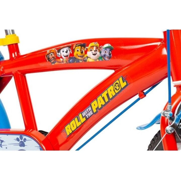 Toimsa Paw Patrol 16", Kids Bicycle, Chain Guard, Red