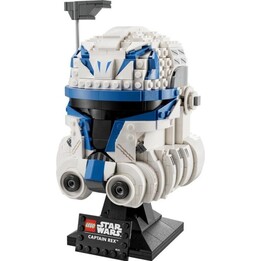 LEGO Star Wars Captain Rex, elmo da collezione, set da esposizione, bianco, blu