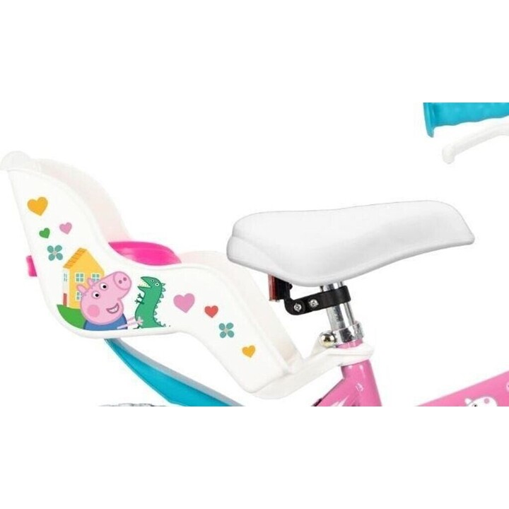 Toimsa Peppa Pig 16", Bicicletta per bambini, Parafanghi, Rosa