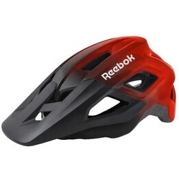 Reebok MTB KS33, Mountain Bike Helmet, BK RD Size, Black, Red (Medium)