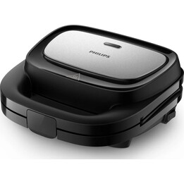 Philips 5000 Series Sandwich Maker HD2350/80 750W 3 Interchangeable Non-Stick Plates Vertical Storage