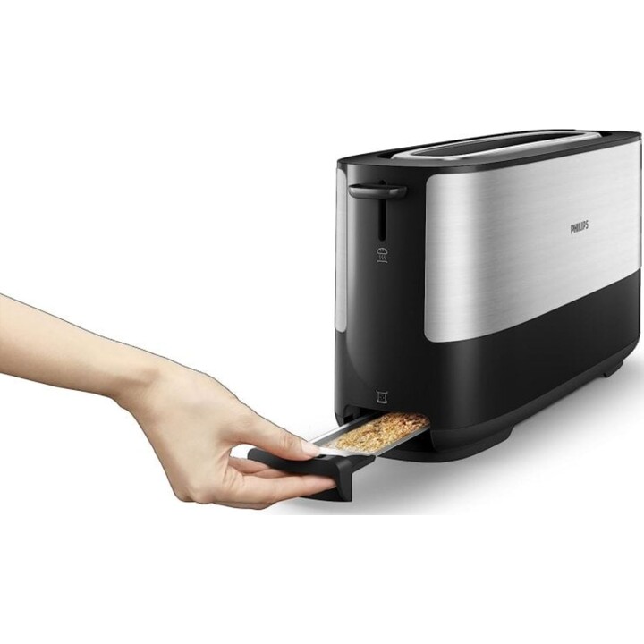Philips Viva Collection HD2692/90 Tostadora 1 Ranura Larga Acero Inoxidable
