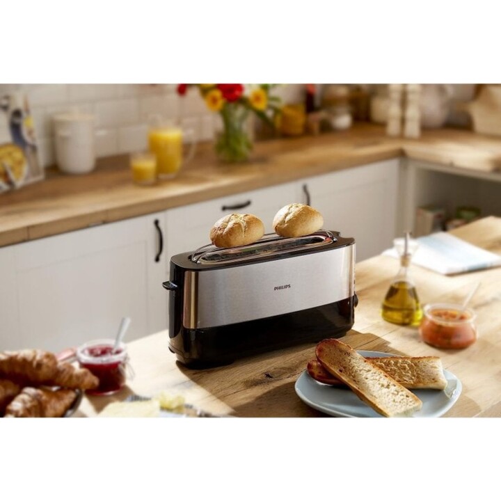 Philips Viva Collection HD2692/90 Tostadora 1 Ranura Larga Acero Inoxidable