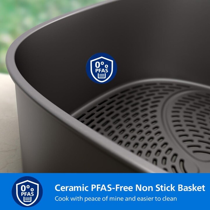 Philips 4000 Series Air Fryer with Double Stackable Basket: 10L Capacity, 2 x 5L Baskets