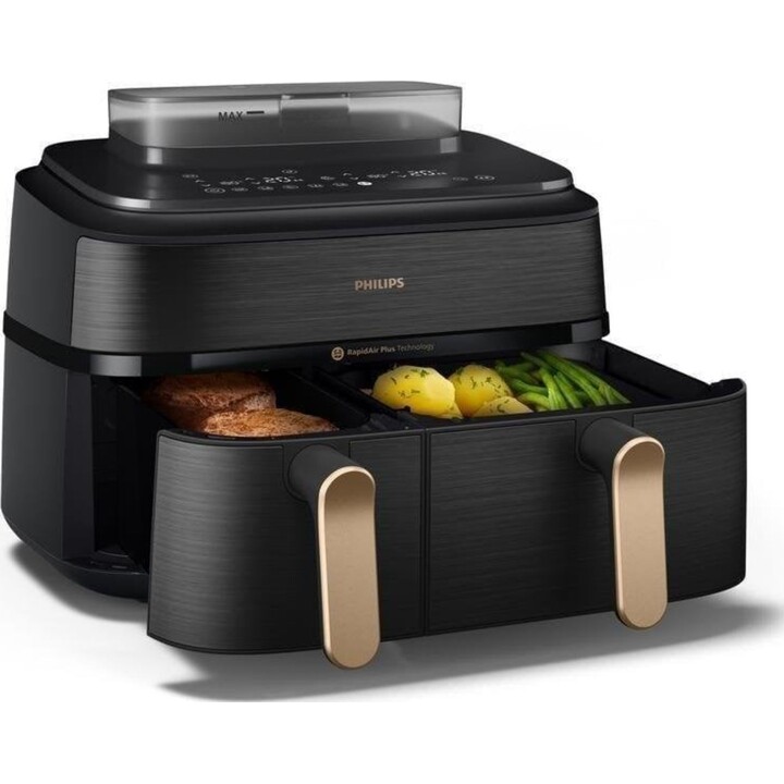 Friteuse Philips série 5000 NA552/00 9 L 2750 W double panier commande tactile