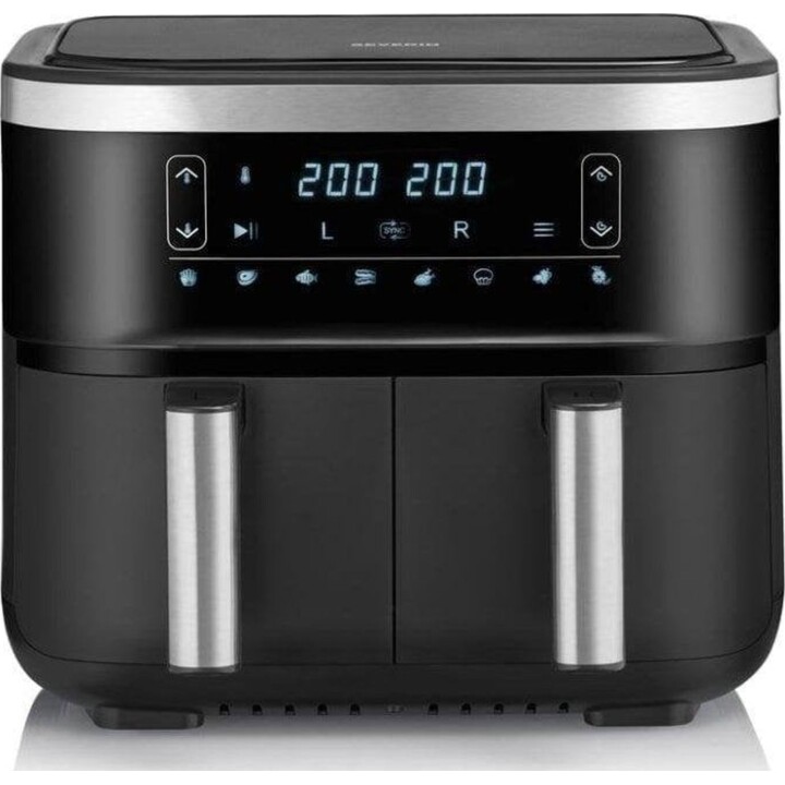 Freidora de aire Severin FR 2453 3,25 L 2850 W con temporizador digital y control táctil