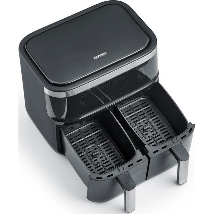 Freidora de aire Severin FR 2453 3,25 L 2850 W con temporizador digital y control táctil