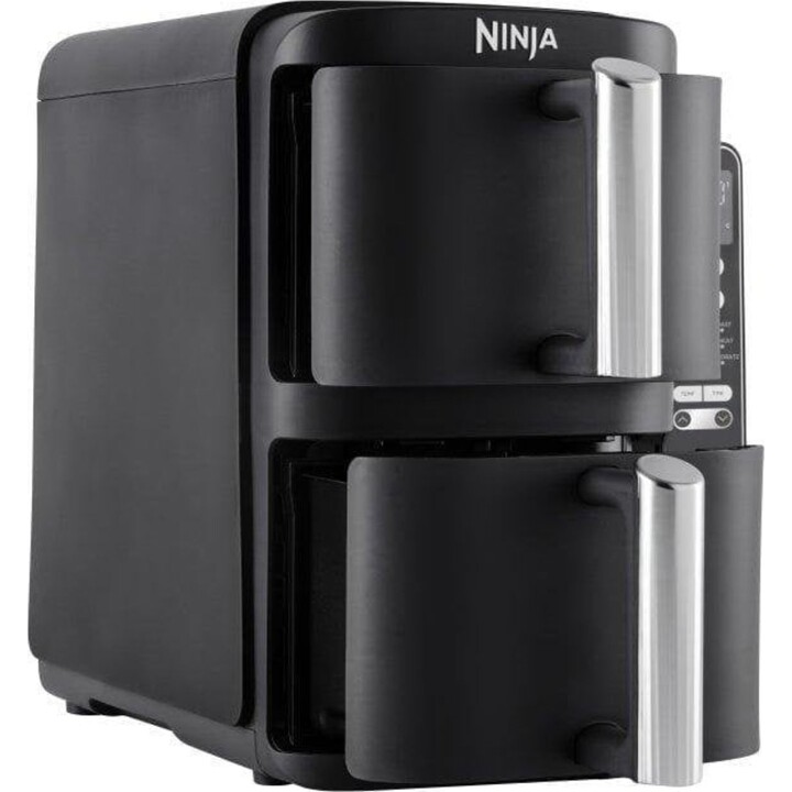 Ninja SL300EU 7.6L 2470W Air Fryer with Double Synchronizable Drawer and Multifunction