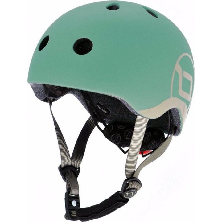 Scootandride XXS-S, Casco per bambini, 1-5 anni, Foresta