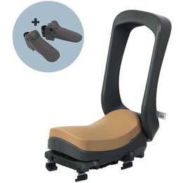 Urban Iki Junior Asiento de Maletero Set con Llave Negro/Marrón
