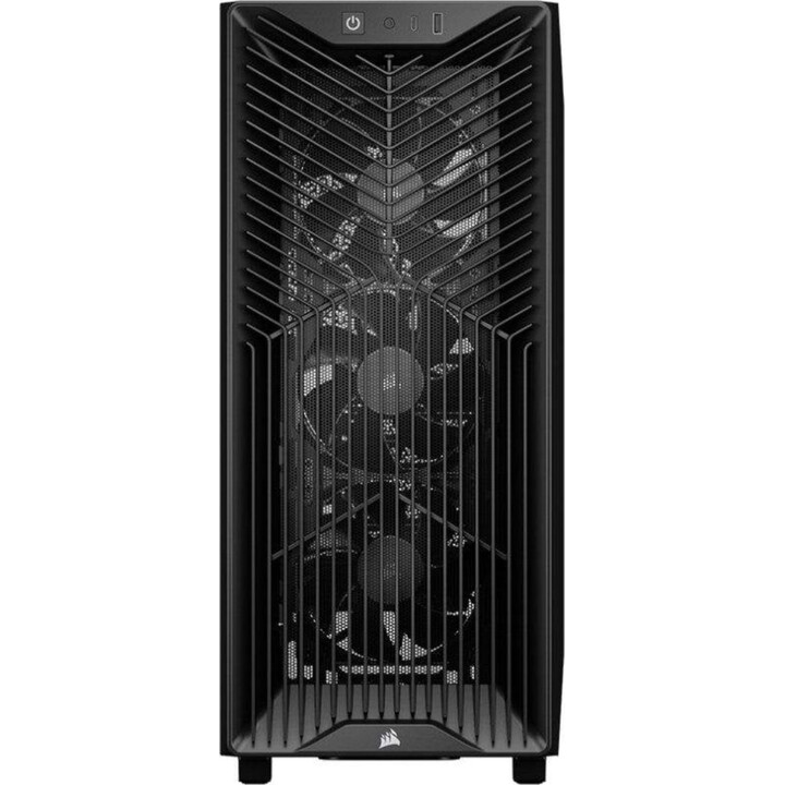 Corsair 3200D RS PC Tower ATX Case with Tempered Glass Side Panel and 3 USB-C Fans